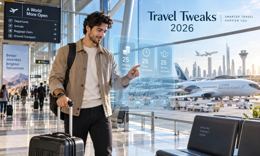 Travel Tweaks 2026: 25 Smart Hacks to Save Money, Time and Stress on Every Trip travel tweaks